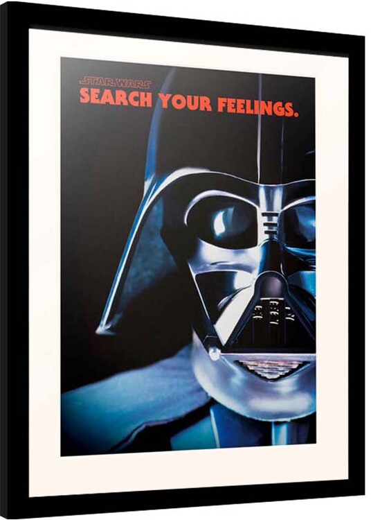 Oprawiony plakat Star Wars - Darth Vader Frase