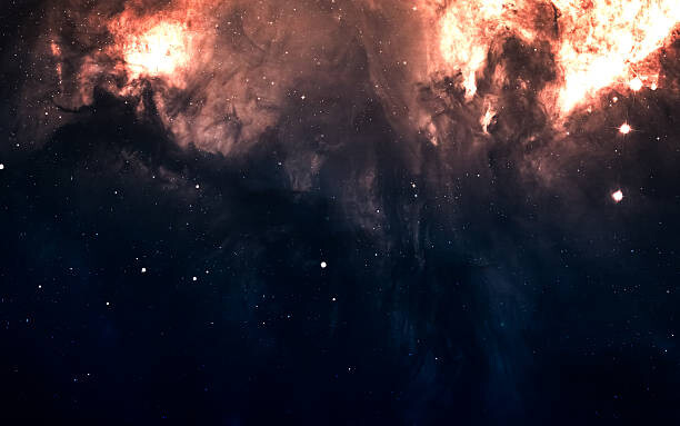 Samolepka Starfield in deep space many light