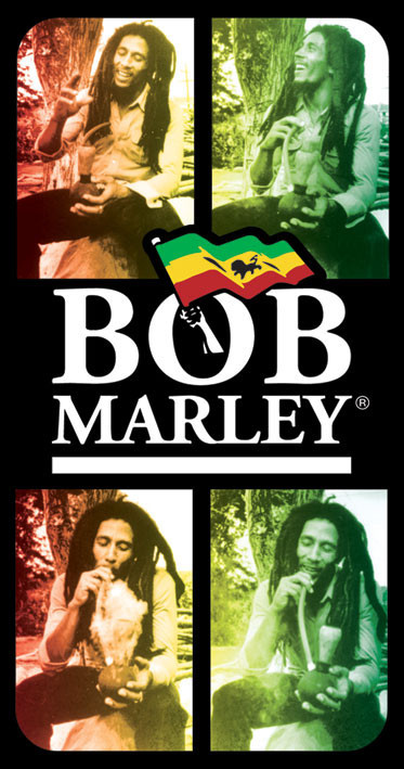 Stickers BOB MARLEY - bong