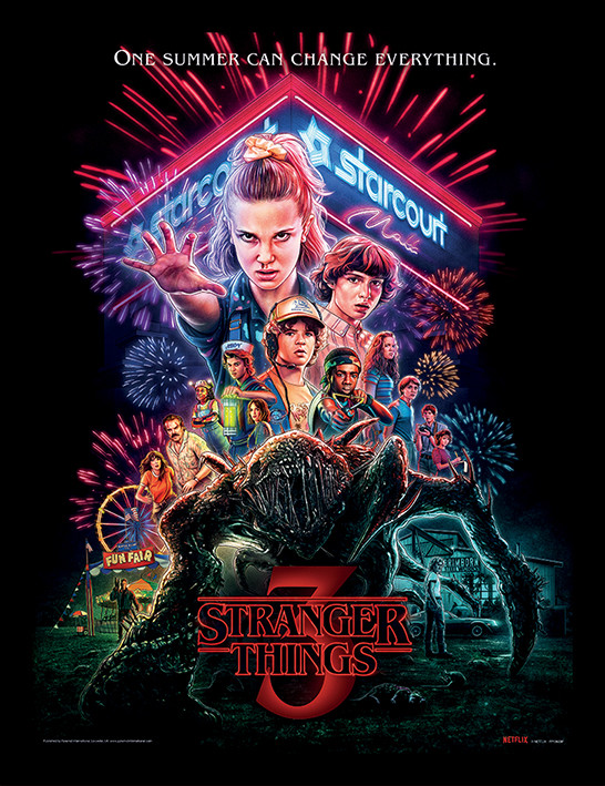 Πλαισιωμένη αφίσα Stranger Things - Summer of 85