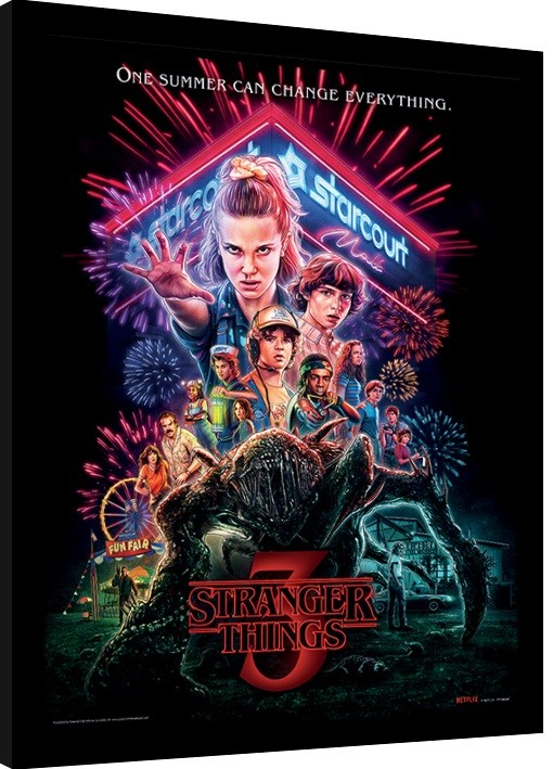 Πλαισιωμένη αφίσα Stranger Things - Summer of 85