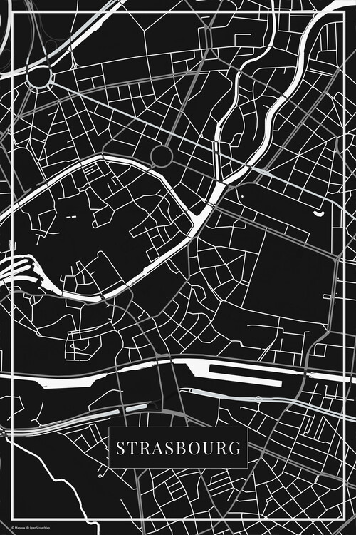 Carta da parati Strasbourg black