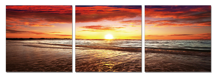 Sunset by the Sea Schilderij