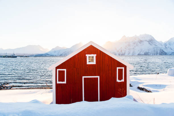 Samolepka Sunset Over Lyngenfjord