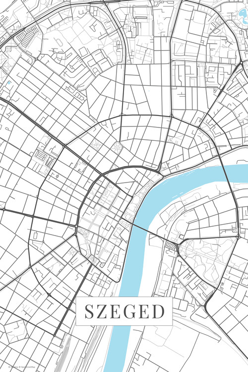 Samolepka Szeged white