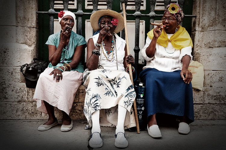 Szklany obraz People in the Street