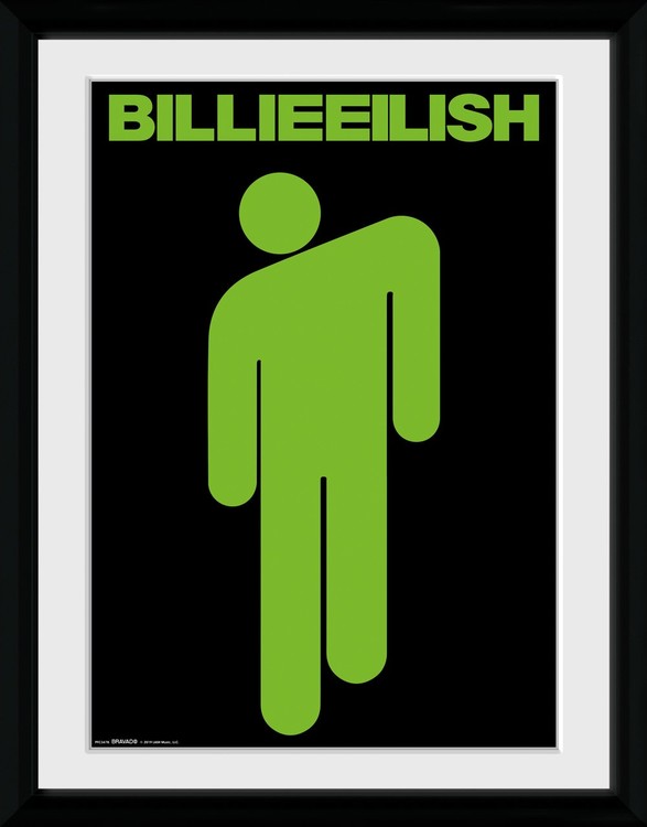 Poster encadré Billie Eilish - Stickman
