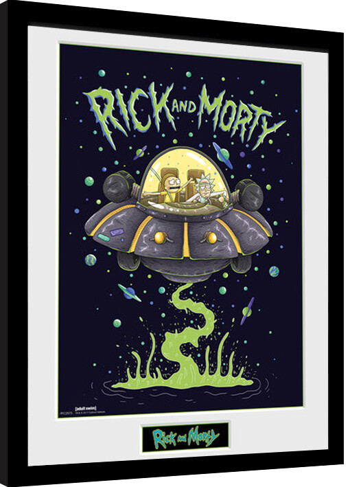 Poster encadré Rick and Morty - Ship
