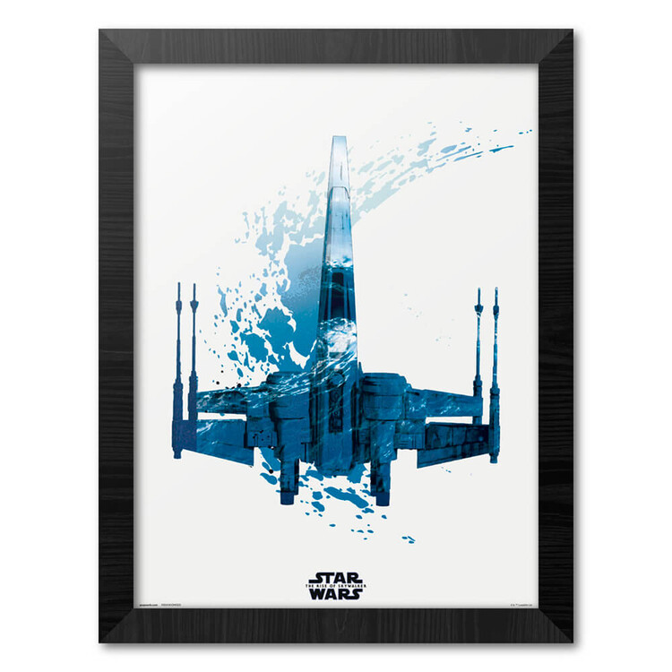 Poster encadré Star Wars: Episode IX - The Rise of Skywalker - X-Wing