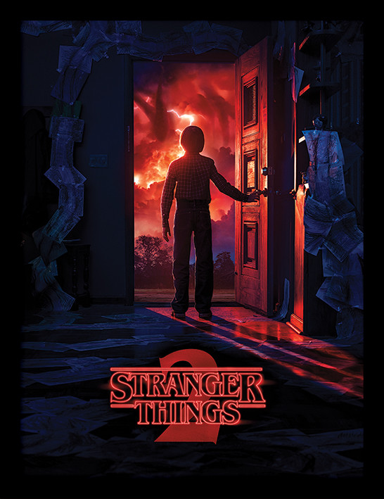 Stranger Things - Doorway Poster encadré