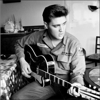 Reproduction d'art Elvis Presley - U.S Army