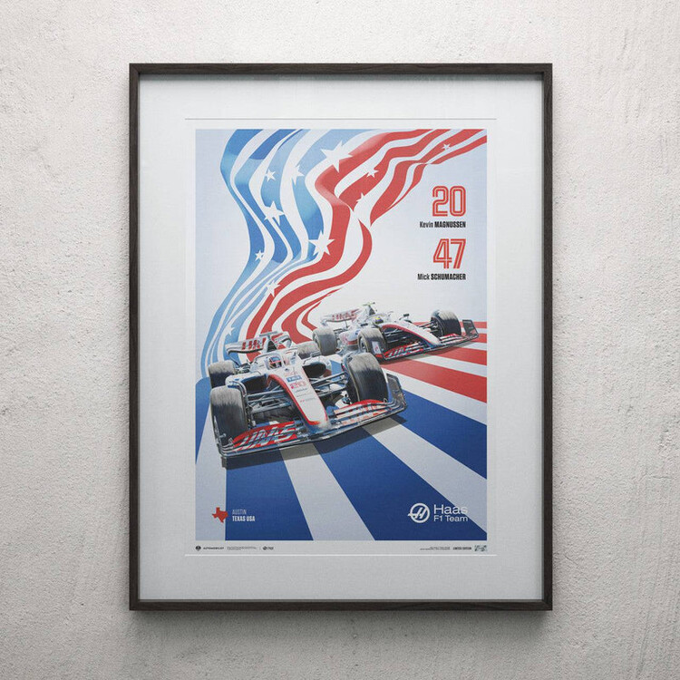 Reproduction d'art Haas F1 Team - United States Grand Prix - 2022