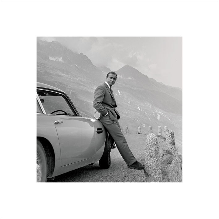 Reproduction d'art James Bond 007 - Aston Martin