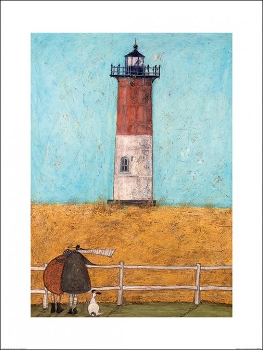 Reproduction d'art Sam Toft - Feeling the Love at Nauset Light