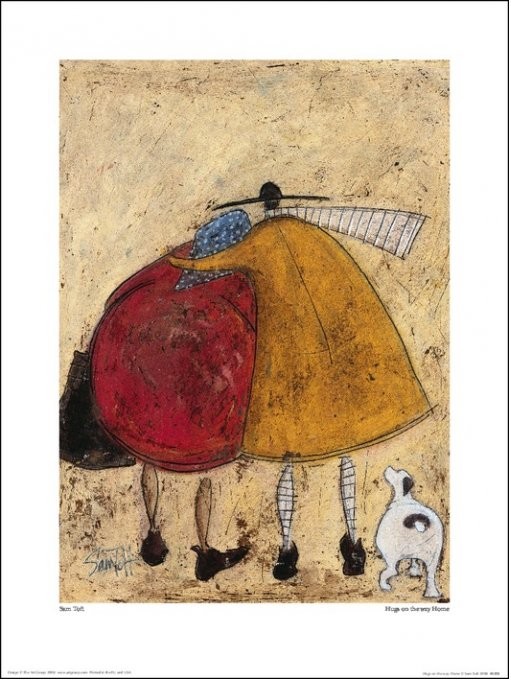 Reproduction d'art Sam Toft - Hugs On The Way Home