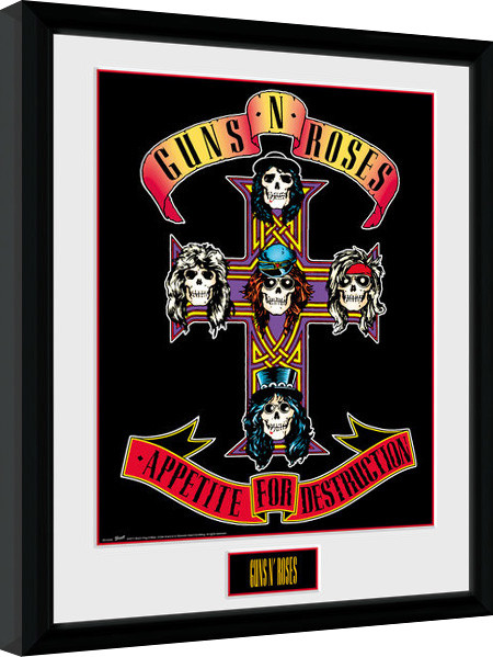 Afiș înrămat Guns N Roses - Appetite