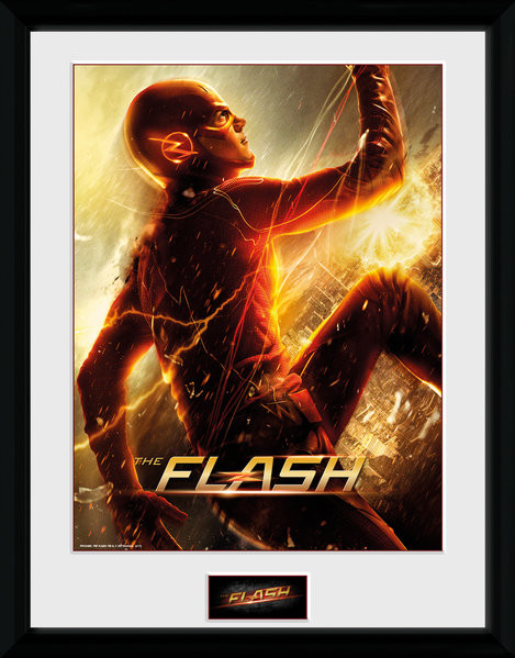 Afiș înrămat The Flash - Run