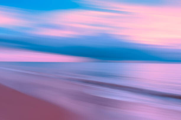 Tablou pe pânză Abstract view from a beach