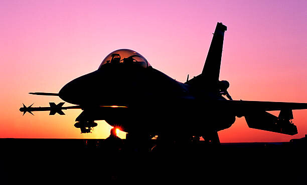 Tablou pe pânză Fighter jet