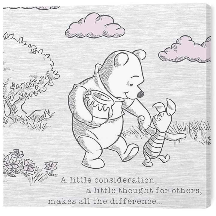 Tablou pe pânză Winnie the Pooh - A Little Consideration