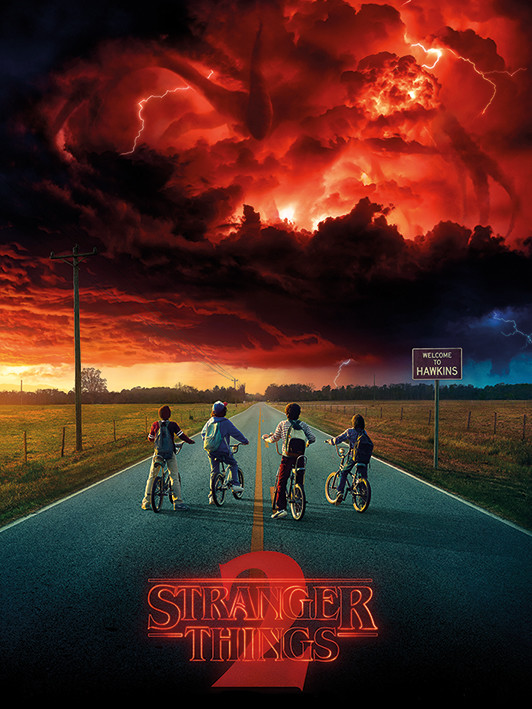 Stranger Things - Mind Flayer Tablou Canvas