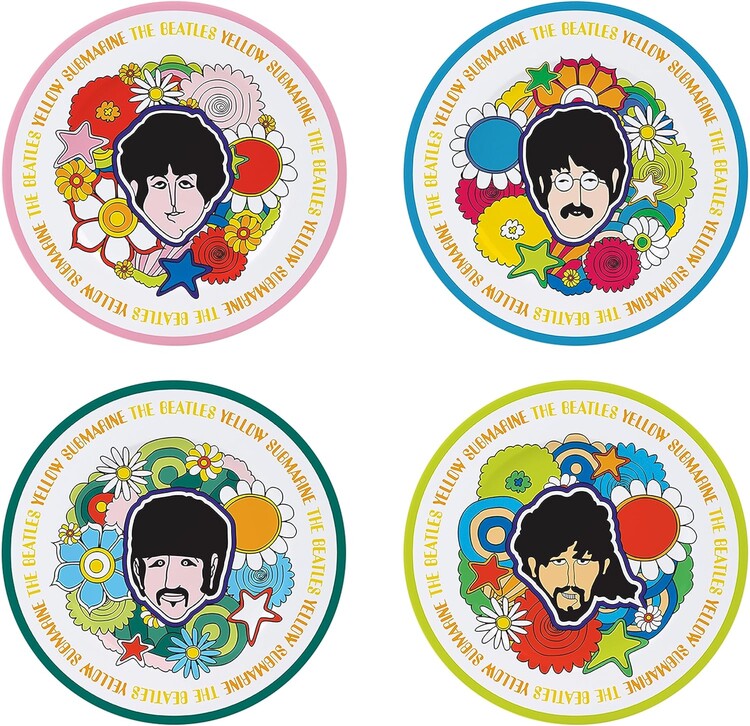 Talíře The Beatles - Yellow Submarine