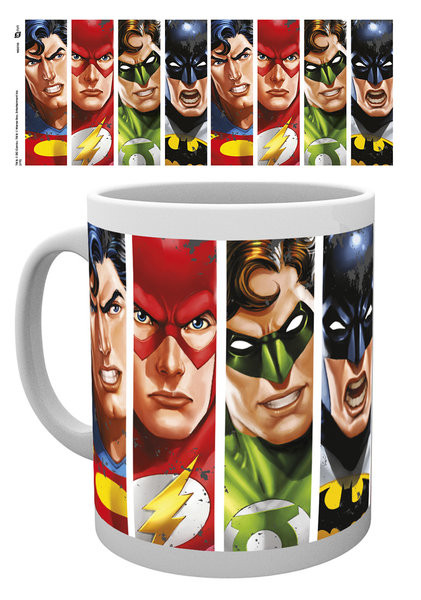 Tasse DC Comics - Justice League Faces | Idées De Cadeaux Originaux