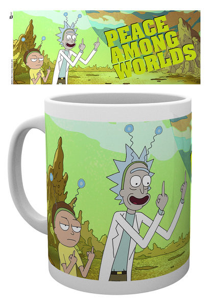 Tasse Rick And Morty - Peace