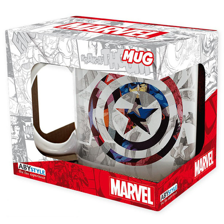 Comprar Taza Marvel Panel Capitán América