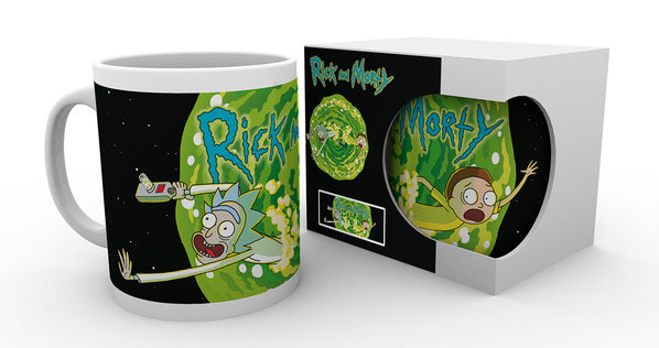 No Color SD toys Taza Logo Rick and Morty 5.3 tons 50 W Cerámica 