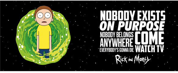 Retencion tarjeta Fábula Taza Rick And Morty - Nobody Exists | Ideas para regalos originales