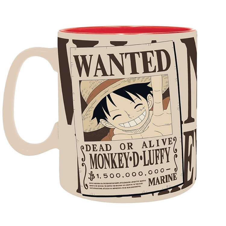 Tazza One Piece - Luffy & Wanted