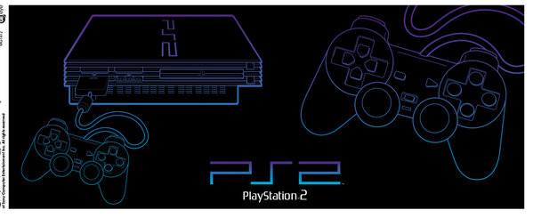 Tazza Playstation - PS2 Lineart