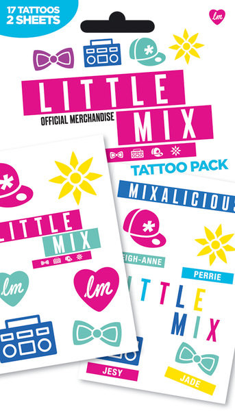 Tetování LITTLE MIX - pack 1