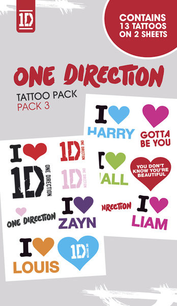 Tetování ONE DIRECTION - i love