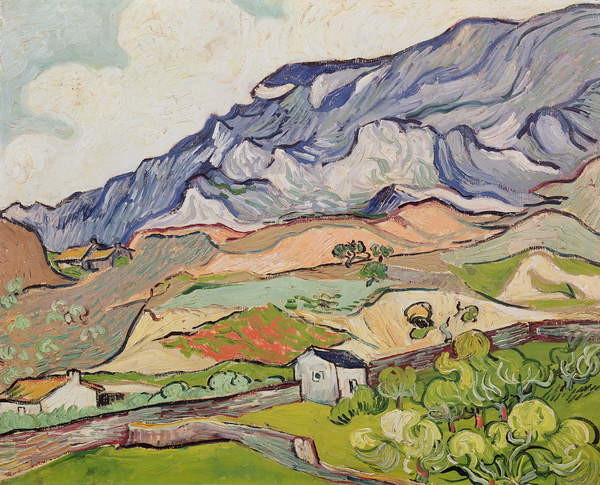 Samolepka The Alpilles, 1890