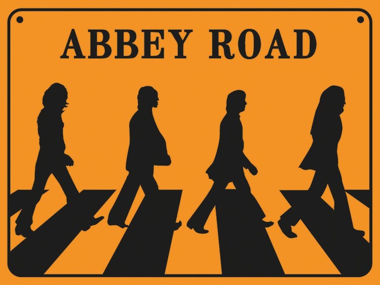 The Beatles - Abbey Road Festmény reprodukció