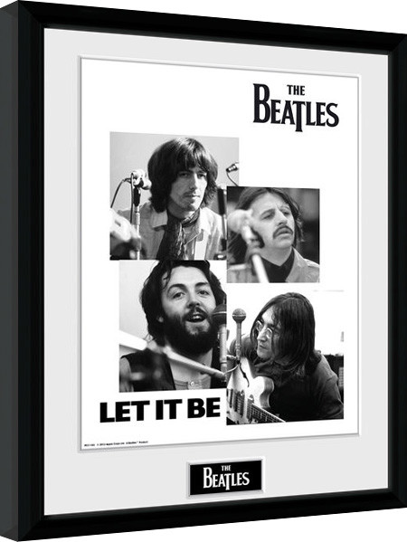 Πλαισιωμένη αφίσα The Beatles - Let It Be