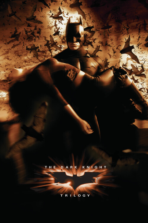 Samolepka The Dark Knight Trilogy - Hero