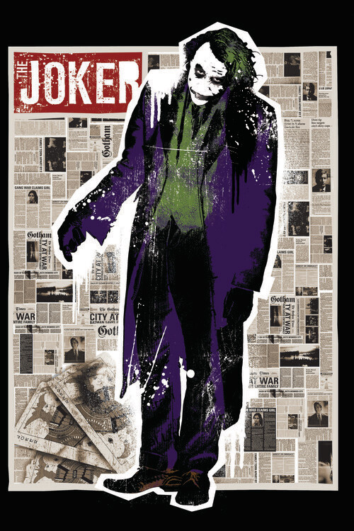 Samolepka The Dark Knight Trilogy - Joker