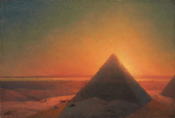 Samolepka The Great Pyramid at Giza, 1878