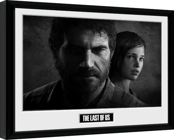 Zarámovaný plakát The Last Of Us - Black and White
