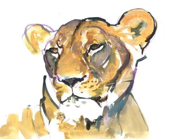 Samolepka The Lioness