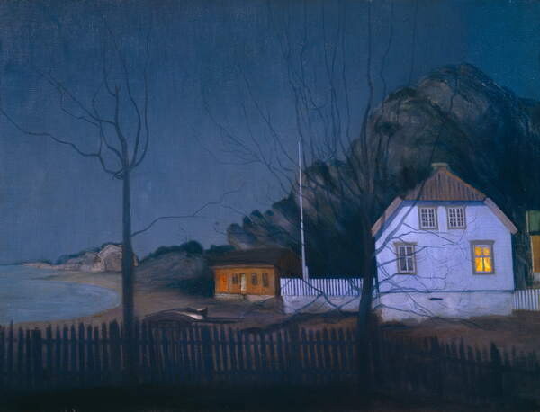 Samolepka The mansion and the small holder