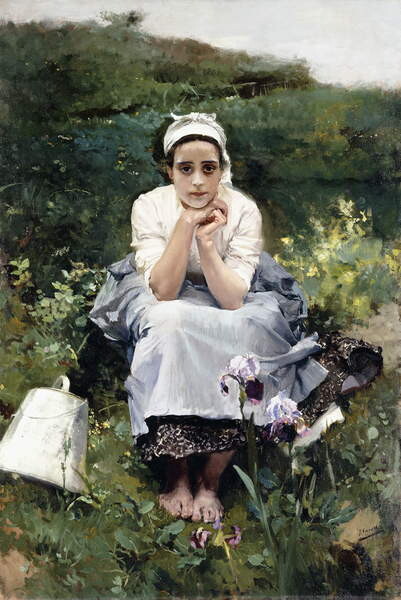 Tričko The Milkmaid, c.1890