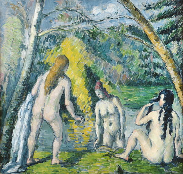 Samolepka The Three Bathers, c.1879-82
