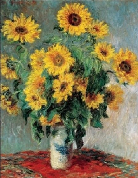 Bouquet of Sunflowers, 1880-81 Reprodukcija