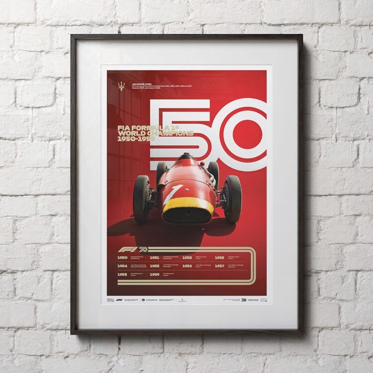 Formula 1 Decades - 50's Maserati Reprodukcija