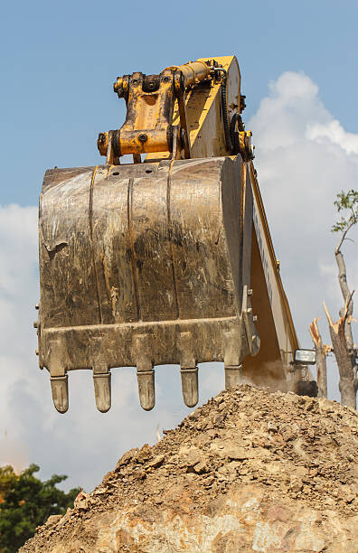 Tableau sur toile large excavator