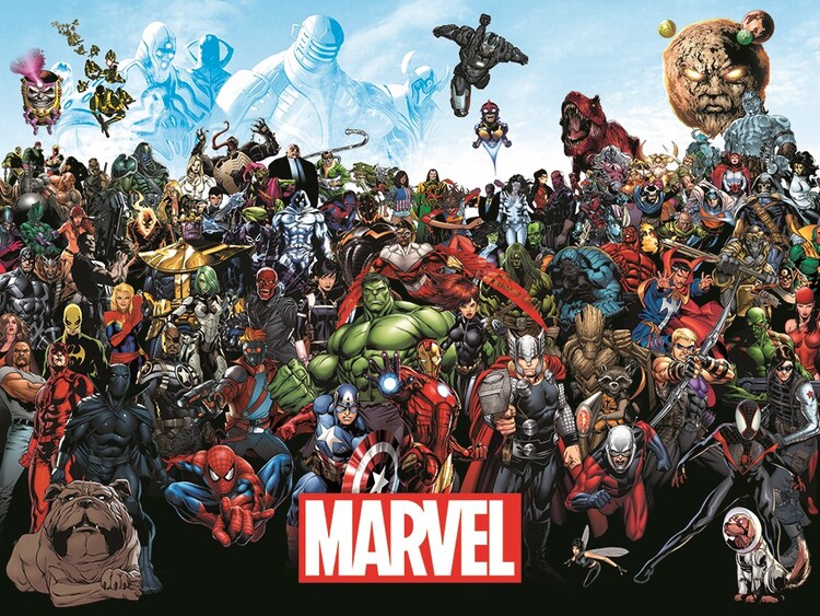 Tableau sur toile Marvel - Universe